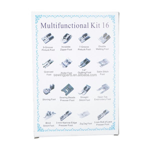 Máquina <span class=keywords><strong>de</strong></span> coser doméstica multifuncional, 16 tipos <span class=keywords><strong>de</strong></span> <span class=keywords><strong>prensatelas</strong></span>, Brother, juki, Singer, mariposa - Product Image 1