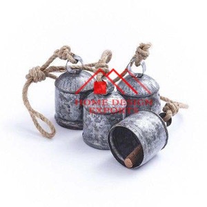 Meilleur prix, cloche à vache en métal artisanale suspendue avec finition rustique gravée, utilisée pour les maisons, les hôtels et les restaurants - Product Image 3