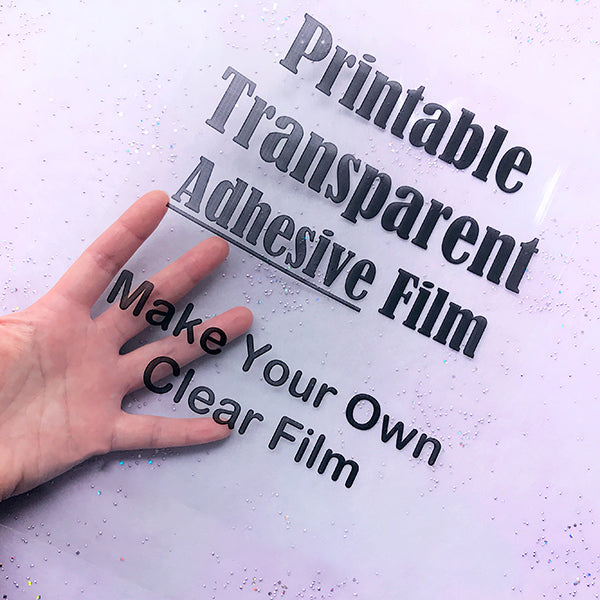 Waterproof Sticker Paper A3 Vinyl - Glossy Clear Adhesive Label for Inkjet - Factory Direct Wholesale Bulk Order