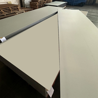 Panneau ACP double face 3 mm, finition mate brillante, feuille ACM blanche, panneau composite en aluminium, prix pour revêtement mural extérieur