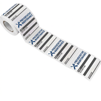 Rollo de Etiquetas de Vinilo Personalizadas para Mantenimiento de Registros de Servicio Premium, Etiqueta de Fecha de Inspección Preventiva de Equipos, Rollo de Etiquetas con Firma