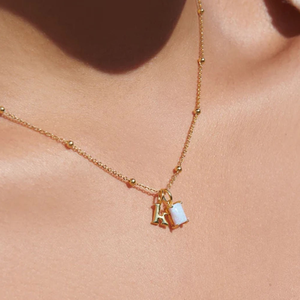 Personalizado 18K chapado en oro plata esterlina 925 Metal 26 alfabeto letra inicial encantos colgante para la fabricación de joyas collar DIY - Product Image 3