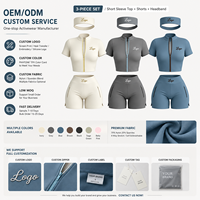 Ensemble de vêtements de yoga et de fitness personnalisé Y2K, veste imprimée pour la salle de sport, ensemble décontracté en deux pièces, chemises, vêtements pour femmes, shorts, leggings