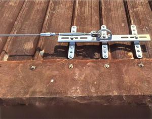 Dach-Rettungsleine Sicherheitsleine für Höhenarbeiten Hochbelastbarer Edelstahl Korrosionsbeständig Ergonomisches Design Schutz - Product Image 2