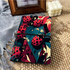 A6 fatto a mano <span class=keywords><strong>da</strong></span> ufficio 160 pagine regalo perfetto per i supervisori con <span class=keywords><strong>coccinelle</strong></span> e foglie colorate sulla copertina - Product Image 2