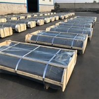Bloque de electrodo de grafito Qianjia UHP de 500mm, 550mm, 600mm, tipo aguja, para alquitrán de carbón, resistencia a altas temperaturas de 3000°C, flexión de 12Mpa