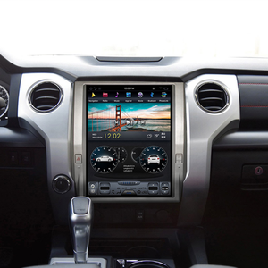 Pantalla Tesla de 12,1 pulgadas para <span class=keywords><strong>Toyota</strong></span> <span class=keywords><strong>Tundra</strong></span> <span class=keywords><strong>2020</strong></span> 2021, reproductor Multimedia con Android 9, 32 + 4G, grabadora de Radio, unidad central de navegación GPS - Product Image 1