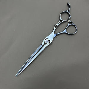 Tijeras de peluquería para mascotas JP440C de 7 pulgadas, de acero inoxidable, con mango personalizado hueco de doble cara para cortar el pelo de perros - Product Image 1