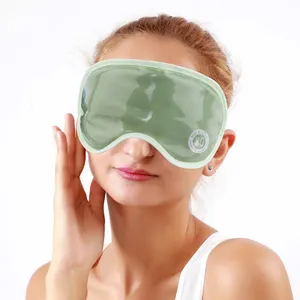 Maschera per gli occhi rinfrescante personalizzata maschera per gli occhi in argilla naturale per gonfiore maschera per gli occhi fredda riutilizzabile per la terapia del freddo caldo