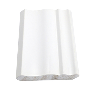 Gros en bois blanc apprêté moulure <span class=keywords><strong>corniche</strong></span> décorative LVL MDF pin plafond bois couronne moulure - Product Image 4