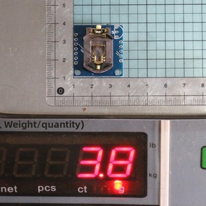 Modulo RTC I2C Compatto con Memoria 24C32 DS1307, Pin Header per Orologio, <span class=keywords><strong>Dimensioni</strong></span> 28x27x8mm - Product Image 5