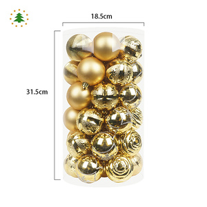 <span class=keywords><strong>Boules</strong></span> <span class=keywords><strong>de</strong></span> Noël personnalisées <span class=keywords><strong>de</strong></span> luxe dorées <span class=keywords><strong>de</strong></span> 6 cm avec logo sur mesure Jintai, décoration <span class=keywords><strong>de</strong></span> fête d'anniversaire, ornement <span class=keywords><strong>de</strong></span> Noël <span class=keywords><strong>personnalisé</strong></span> - Product Image 2