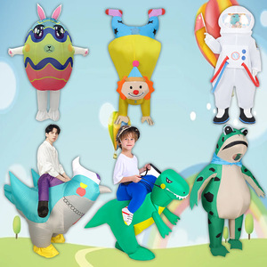 Costume de Mascotte Gonflable Manyusha - Dinosaure, Grenouille, Œuf de Pâques, Astronaute, Clown - Ensemble Unisexe pour Enfants et Adultes - Spectacle de Fête - Product Image 1