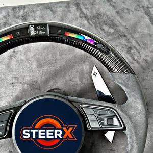 <span class=keywords><strong>Volante</strong></span> <span class=keywords><strong>Audi</strong></span> A3 de carbono forjado para A1 A3 <span class=keywords><strong>A4</strong></span> A5 A6 A7 RS RS3 C7 Q5 Q7 S3 S5 8V B8 B9 S4 Q3 Q8 TT compatible con cualquier personalización - Product Image 5