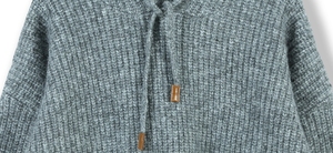2027 Maglione Pullover Personalizzato OEM & ODM da <span class=keywords><strong>Donna</strong></span>, Casual, Autunno Inverno, Manica Lunga con Cappuccio - Product Image 4