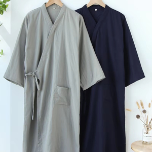 <span class=keywords><strong>เสื้อ</strong></span><span class=keywords><strong>คลุม</strong></span>อาบน้ำคาร์ดิแกนยาวปานกลางสไตล์<span class=keywords><strong>ญี่ปุ่น</strong></span>ของผู้ชายชุดนอนผ้าฝ้าย100% ข้ามพรมแดนยอดนิยมวัสดุใส่ในบ้าน - Product Image 1