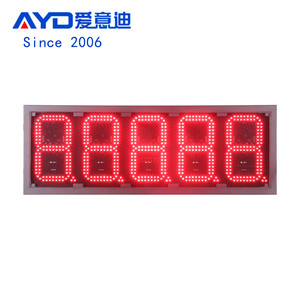 Ngoài trời duy nhất LED kỹ thuật số bảng hiệu Bóng Rổ Bóng Đá điện tử LED Bảng điểm <span class=keywords><strong>7</strong></span> đoạn LED hiển thị - Product Image 5