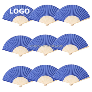<span class=keywords><strong>Abanico</strong></span> de Bambú Promocional Económico con Impresión de Logotipo Personalizado, <span class=keywords><strong>Abanico</strong></span> Plegable de Seda Lisa de Alta Calidad para Marketing de Marca - Product Image 6