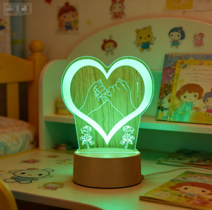 <span class=keywords><strong>Lampe</strong></span> <span class=keywords><strong>de</strong></span> <span class=keywords><strong>chevet</strong></span> LED 3D avec fonctions <span class=keywords><strong>de</strong></span> changement <span class=keywords><strong>de</strong></span> couleur et <span class=keywords><strong>de</strong></span> gradation, parfaite pour la décoration <span class=keywords><strong>de</strong></span> la chambre à coucher et les cadeaux <span class=keywords><strong>de</strong></span> vacances. - Product Image 5