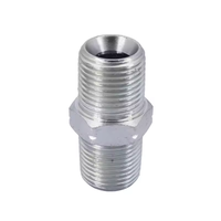 Performance optimale Nouveau raccord hydraulique DIN en acier au carbone avec tuyau en caoutchouc Pièces hydrauliques-Adaptateur adaptateur de tuyau hydraulique