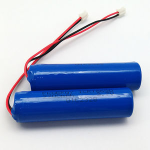 De iones de litio batería cilíndrica-3,7 v 2200mAh 18650 Li-Ion Paquete de batería con protección - Product Image 2