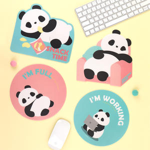 Paorang Mouse Pad Snack Cute Cartoon Character Fun Decorative Non Slip Plastic Irregular Shape 22.5x19.5cm <b>Office</b> Use <b>Computer</b> - Product Image 3