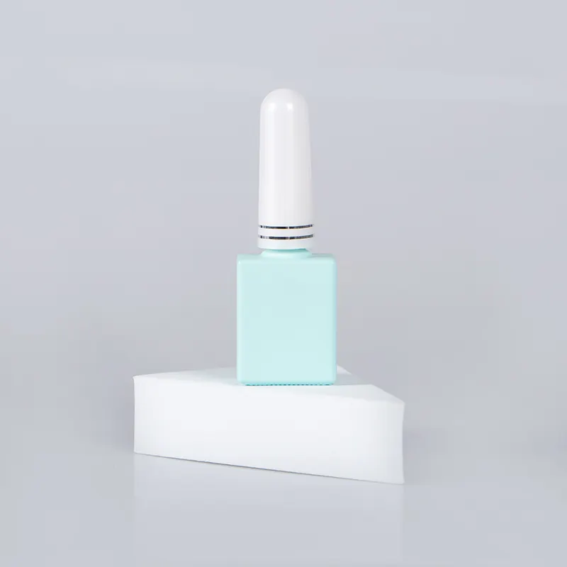 Supply wholesale price custom spray color 10ml empty flower nail polish glass bottle