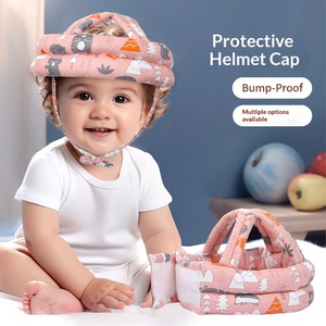 Gorro Anticaídas para Bebés, Diseño de Dibujos Animados, Poliéster Seguro, Transpirable y Lavable, Apto para Todas las Estaciones - Product Image 1