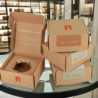 Boîte cadeau en papier kraft recyclé pour parfum et pilules, avec revêtement UV, estampage, gaufrage, doublure en éponge et fermeture magnétique pour médicaments