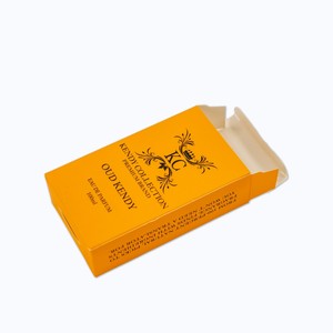 กล่องใส่การ์ดน้ำหอม Celestial-Oud-Luster กล่องน้ำหอมแบบกำหนดเองสำหรับน้ำหอม <span class=keywords><strong>Eau</strong></span> <span class=keywords><strong>De</strong></span> <span class=keywords><strong>Parfum</strong></span> ขนาด 100 มล. ปั๊มฟอยล์ทองหรูหรา กระดาษ Ivory Board หนา 350 แกรม - Product Image 1