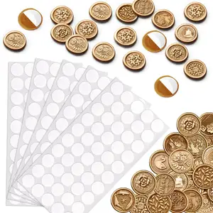 24 Pore Cavity Silicone Mat Pad For Wax Seal Stamp Sealing With Removable Sticky Dots For DIY Craft Adhesive Printing Mold