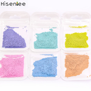 Ventes directes d'usine Macaron 3D Nail Art Matériel Français Inspiré DIY Mobile Téléphone Décoration Petite Boule <span class=keywords><strong>En</strong></span> Acier <span class=keywords><strong>Slime</strong></span> Cristal - Product Image 2