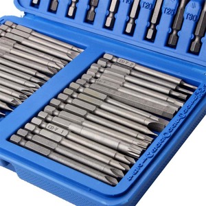 Extended <b>Screwdriver</b> Bit <b>Set</b> 50 Pcs <b>Phillips</b> Flathead Hex U Shape Interchangeable Bits For Diy Repair Tools - Product Image 3