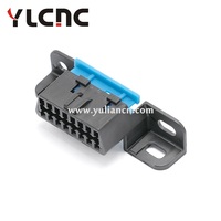 Venta directa de fábrica YLCNC 16 pines hembra OBD2 conector OBD 2 enchufes de cable adaptador Obd 51116-1601/12110250 DJ7161F-1.5-200-P