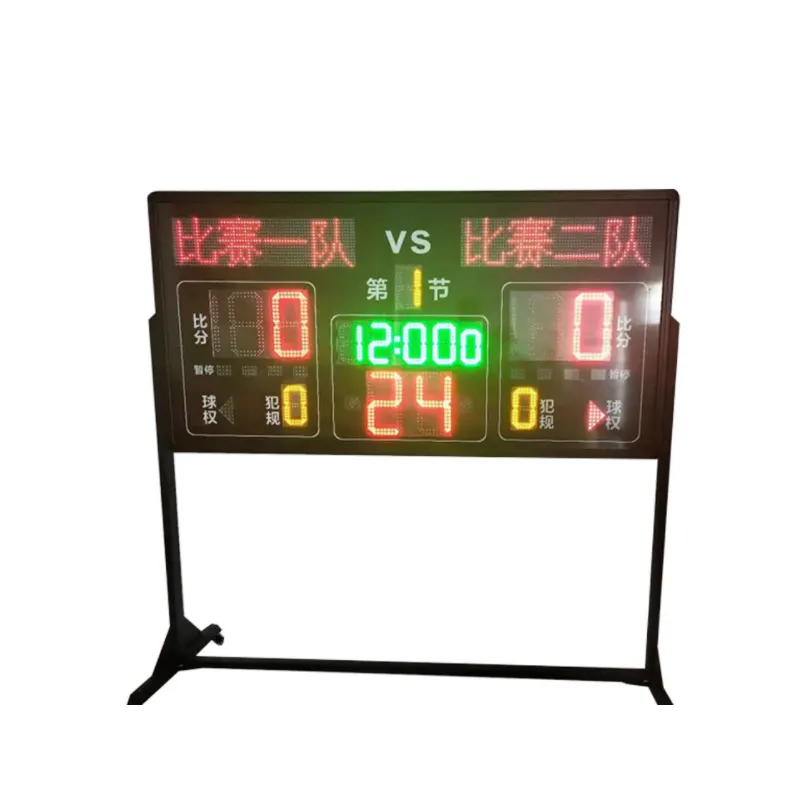China Hersteller Outdoor digit Led-anzeige Bildschirm Elektronische Basketball Fußball tischtennis Anzeigetafel