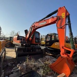 Livraison gratuite, presque neuf, excavateur sur chenilles d'occasion Doosan DX150W-9C de 15 tonnes coréen pour projets de construction - Product Image 1