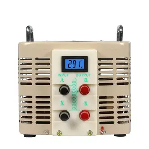 TDGC2-0.5KVA variac pengatur keseimbangan voltase otomatis, Regulator tembaga kontrol Relay tembaga fase tunggal Display LED AC elektrik 500VA