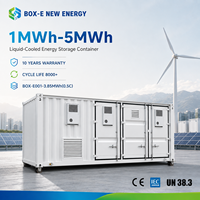 Conteneur de stockage de batterie liquide refroidi de 20 pieds, 3,85 MWh, LiFePO4 BESS, 8000 cycles, pour projets de micro-réseaux à grande échelle