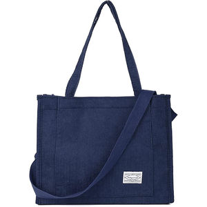 Muestra Gratuita de Bolsas de Lona de Nuevo Diseño para Mujer, Bolsa de Mano de Algodón de la Mejor Calidad, Bolsas de Compra Ecológicas - Product Image 4
