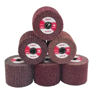 Factory Supply Aluminum Oxide Polishing Wheel Nylon Buffing Wheel For Metal Stainless