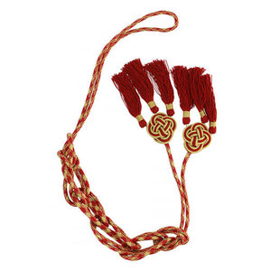 Cordon d'épaule léger couleur or personnalisé pour vêtements, accessoires d'uniforme sur mesure de haute qualité avec finition enduite - Product Image 3