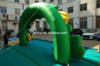 Arche gonflable sur le thème de la jungle, gonflable publicitaire durable pour les parcs d'attractions et les événements pour enfants