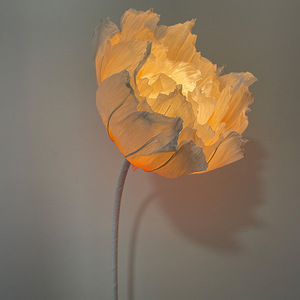 Creativo papel de organza de seda independiente de algodón lechoso se puede personalizar apertura y cierre automático de flores para la decoración de la boda - Product Image 5