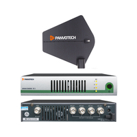Panvotech UHF IEM Combinateur d'antenne actif pour moniteurs intra-auriculaires sans fil 4 émetteurs avec palette