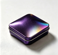 Poudre de pigment de revêtement à effet spécial GUANZUN, aluminium violet holographique, taille des particules de 5 à 100 microns, pour emballages de luxe