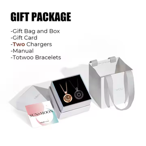 <span class=keywords><strong>Totwoo</strong></span> สร้อยคอคู่รักสแตนเลสสตีลสำหรับเป็นของขวัญหรือเป็นของขวัญ - Product Image 6