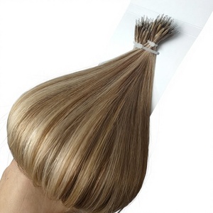 Extensions de cheveux en anneaux nano métalliques Dragonlash Factory, 100% cheveux humains Remy, couleur balayage, couleur personnalisée disponible - Product Image 1