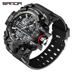 SANDA 3133 <span class=keywords><strong>2022</strong></span> <span class=keywords><strong>G</strong></span> Style nouvelle <span class=keywords><strong>montre</strong></span> pour <span class=keywords><strong>homme</strong></span> 50M étanche choc sport <span class=keywords><strong>montre</strong></span> pour <span class=keywords><strong>homme</strong></span> <span class=keywords><strong>montre</strong></span>-bracelet numérique - Product Image 2