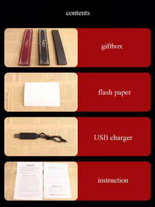 Varitas Mágicas Electrónicas con Efecto de Llama para Magia Escénica, Disfraces de Halloween, Accesorios de Cosplay con Efecto de Bola de Fuego y Llama Intermitente - Product Image 3