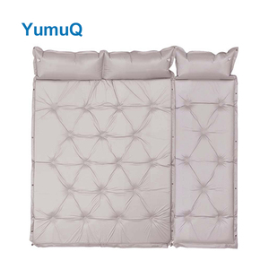 Yumuq כפול 2 אדם קצף עצמית מתנפחים מחנאות מזרן אוטומטי מתנפחים שינה כרית